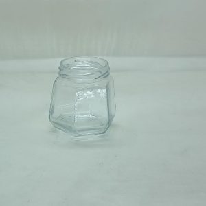 Vidro 230 ml sextavado - 9308 (cx 42 unidades) - SEM TAMPA