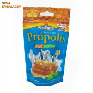 Bala com Mel, Própolis e Hortelã