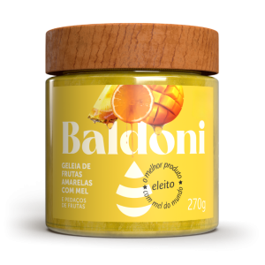 Geleia de Frutas Amarelas com Mel