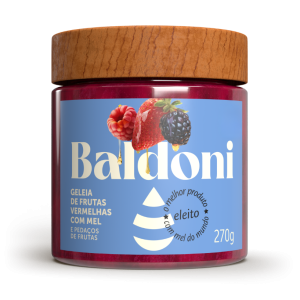 Geleia de Frutas Vermelhas com Mel