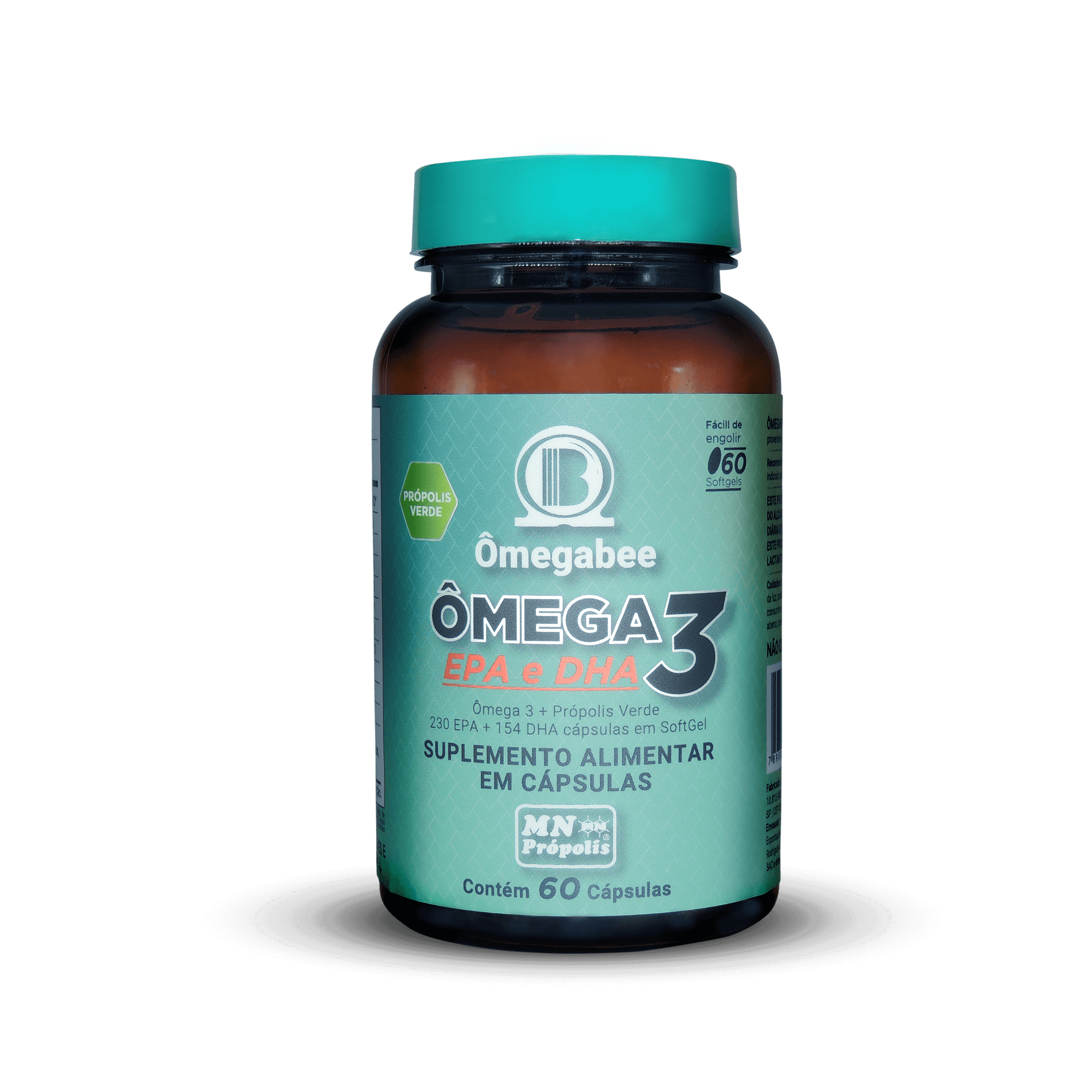ÔMEGABEE® – Ômega 3 TG + Própolis Verde Liofilizado